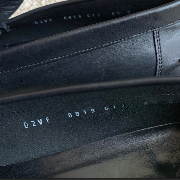 Salvatore Ferragamo Black Leather Loafers Size 8.5 - Picture 5 of 8